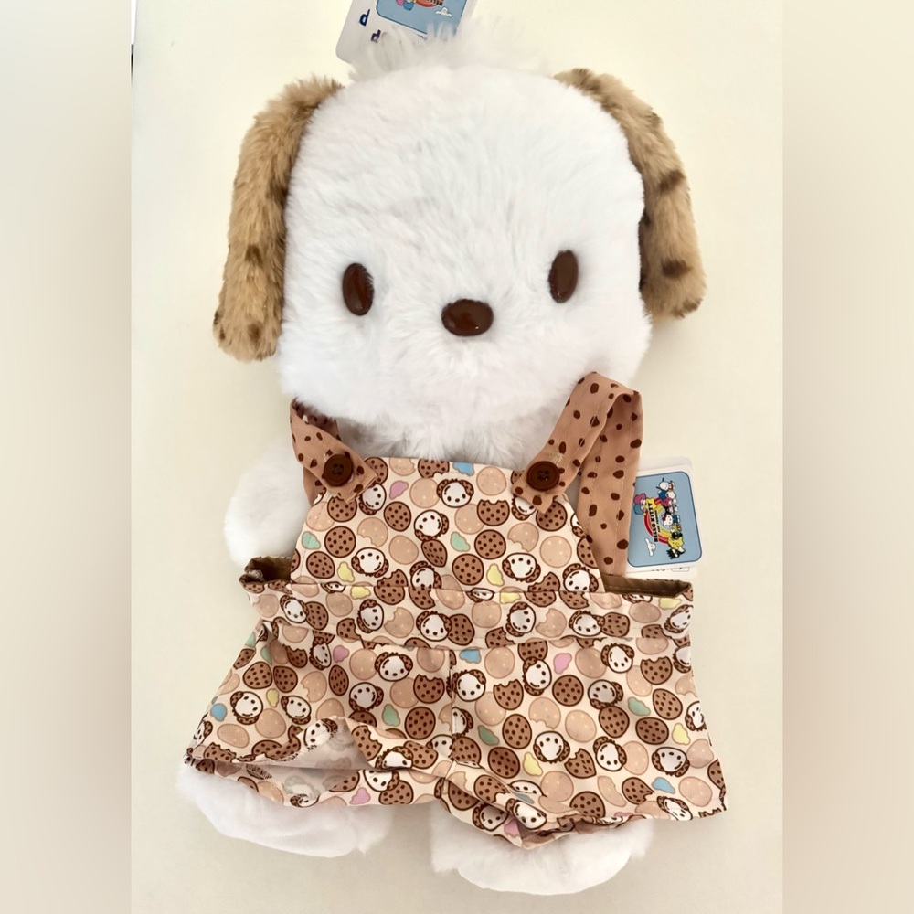 Chocolate Chip Pochacco Build A Bear Bab Sanrio Unstuffed 2025 Overalls Sold Out